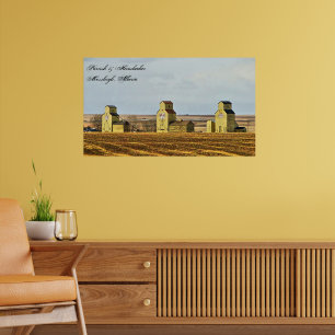 Poster Sentinelas da Pradaria Mossleigh Alberta Cartaz