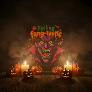 Pôster Sentir-se como um Design de Vampiro de Halloween T