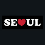 Poster Seoul Love Heart<br><div class="desc">Seoul Love Heart Globe Trotters se especializa em imagens idiossincráticas de todo o mundo. Aqui você encontrará Cartões de Saudação, Cartões Postais, Posters, Mouséads e muito mais.</div>