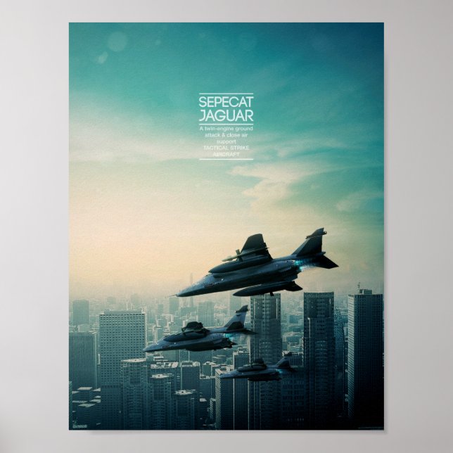 POSTER SEPECAT Jaguar (Frente)