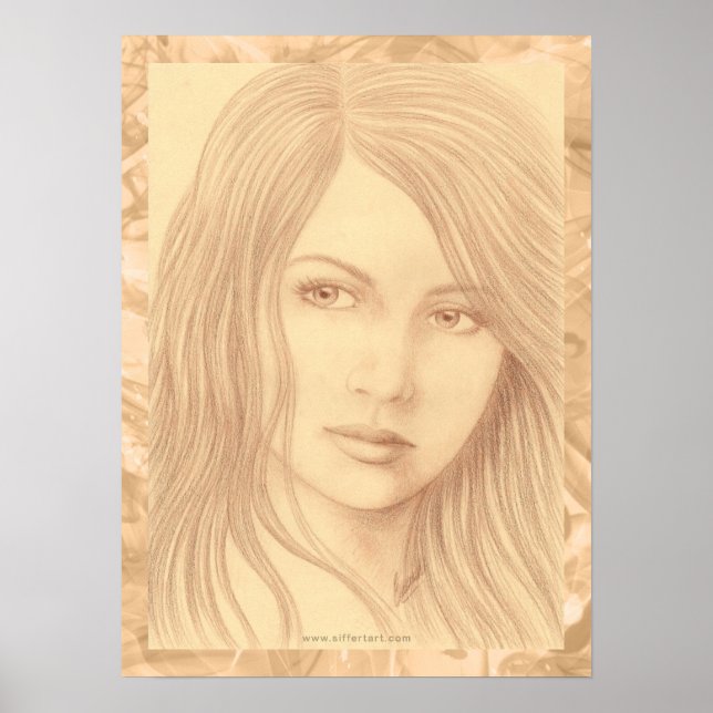 Pôster Sepia Woman II (Frente)