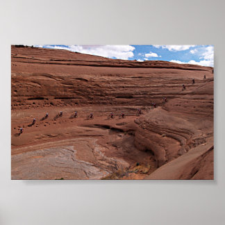 Pôster sequência de rocha