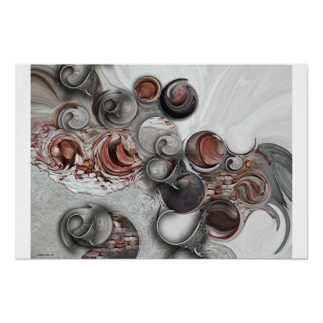 Pôster "Sequência Geométrica", Poster brilhante (Frente)