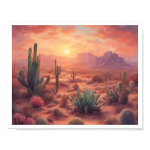 Sequoia do Deserto Sequoia do Cactus sunrise