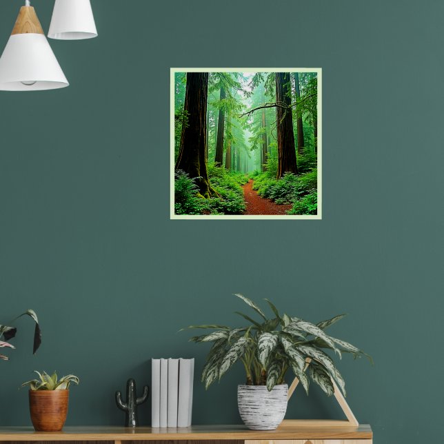 Poster Sequoia Floresta Mistura Design (Sala de Estar 1)