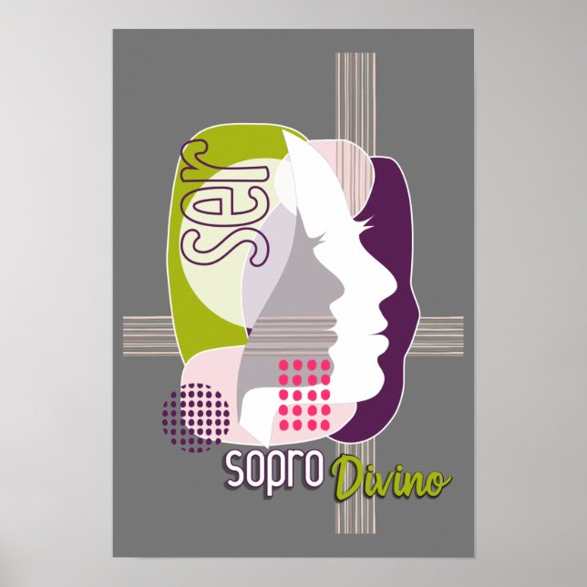 Poster SER - 04 Sopro Divino (Grey) (Frente)