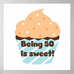 Poster Ser 50 é t-shirt e presentes doces
