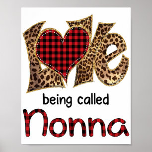 Poster Ser Chamado Feliz dia de as mães Cardíaco Nonna Le