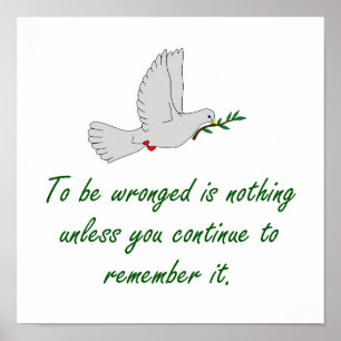 Poster Ser Errado Não É Nada - Perdoe Citação