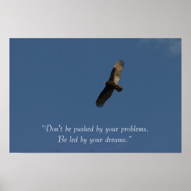 Poster Ser Liderado Por Sonhos (Frente)