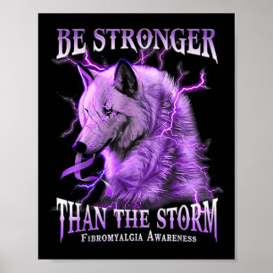 Poster Ser Mais Forte Do Que A Consciência Da Fibromialgi