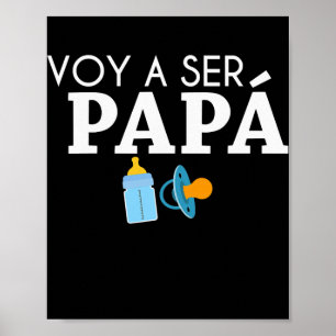 Poster Ser Papa Voy Hacer Papa Voy Um Ser Papa Pai