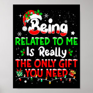 Poster Ser Parente Meu Natal Divertido Família Xmas Camis