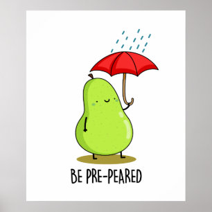 Poster Ser Pera Cuta Em Canhão De Chuva Antes Da Pera