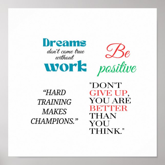 Poster ser positivo (Frente)