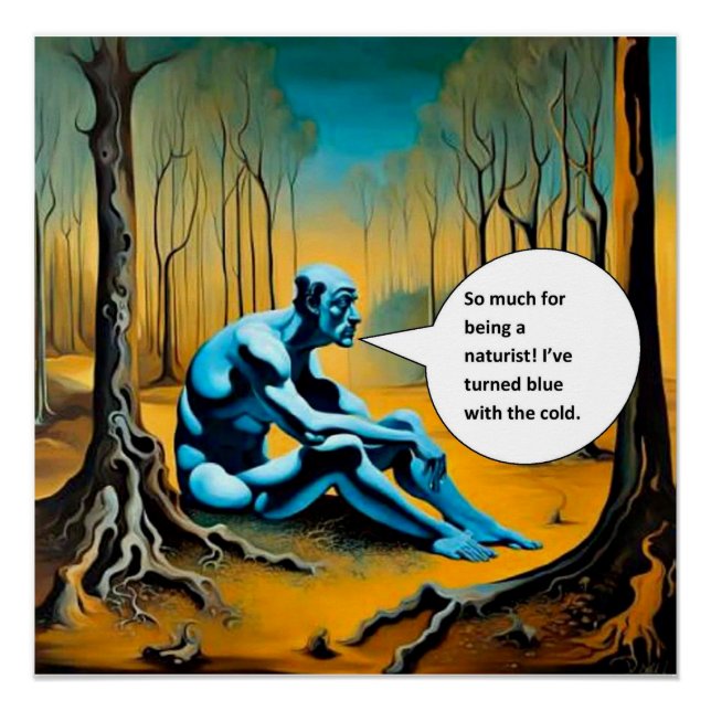 Pôster Ser um Naturista (Frente)