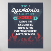 Ser um SysAdmin é como andar de bicicleta