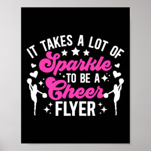 Poster Ser uma Flyer de Torcida Cheerleader Flyer Cheerle