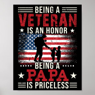 Poster Ser Veterano É Uma Honra Ser Papa É Priceles