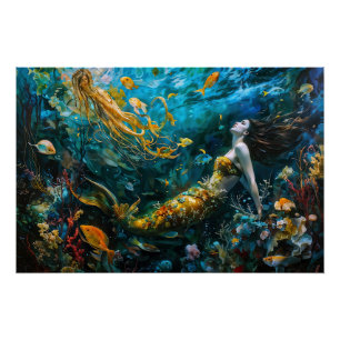 Pôster “Seraphina” – Sereia Mística e Bonita
