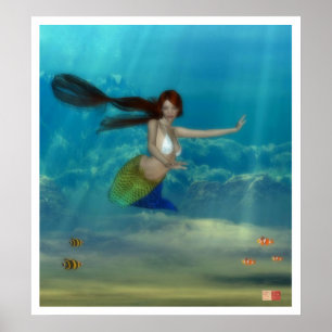 Pôster Sereia adolescente