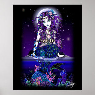 Poster Sereia da meia-noite de "Uxia"