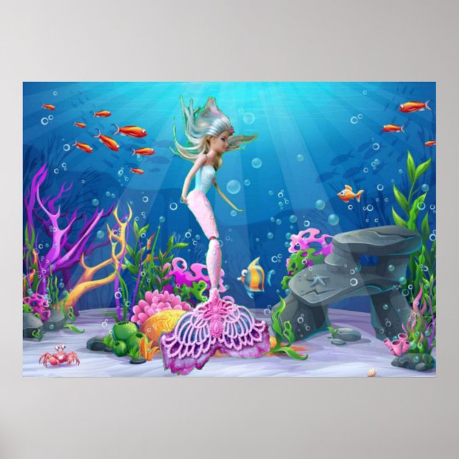 Poster Sereia Famosa (Frente)