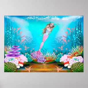 Poster Sereia Famosa