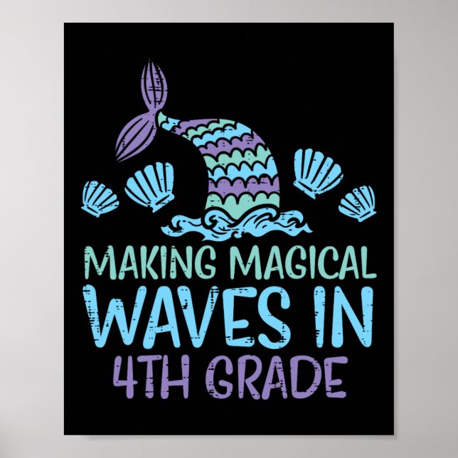 Poster Sereia Ondas Mágicas 4º Grau 4º Primeiro Dia S (Frente)