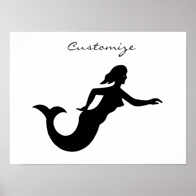 Poster Sereia Silhouette Thunder_Cove (Frente)