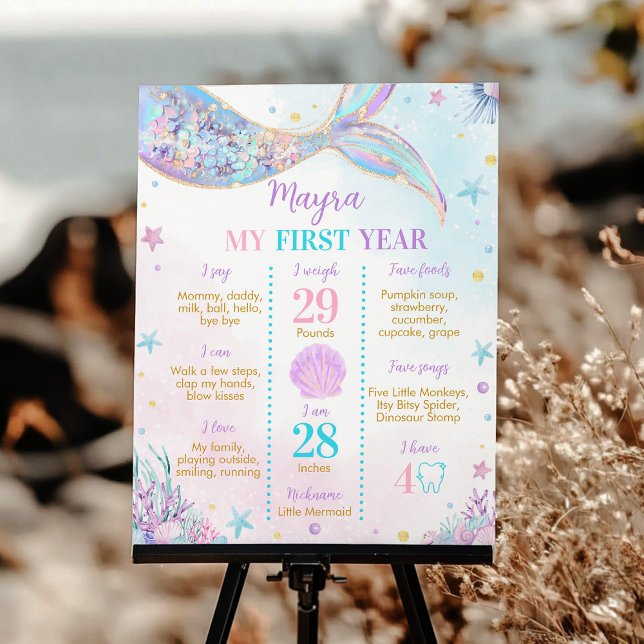 Poster Sereia Sob O Sinal De Maratona De Aniversário Do M (Criador carregado)