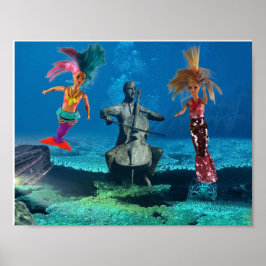 Poster Sereias se divertindo.