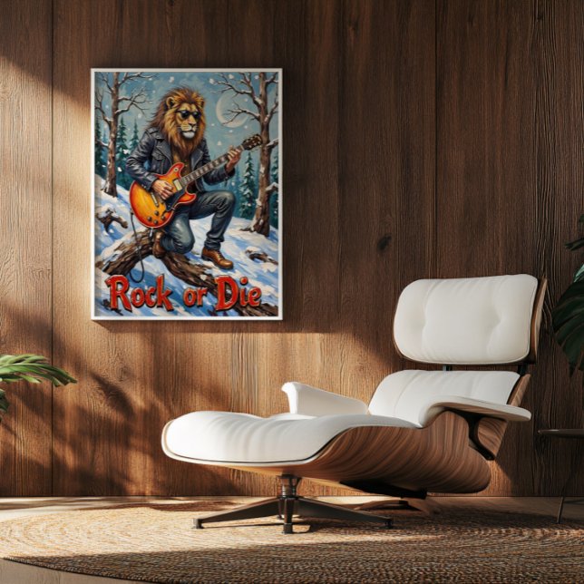 Poster Serenada de inverno: Fios Congelados do Leão (Criador carregado)