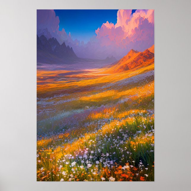 Poster Serenata Colorida de Meadow (Frente)