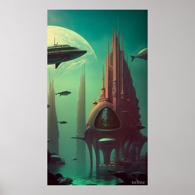 Poster Serenata Terrestre (42x24in Extra Long) (W/ Logoti (Frente)