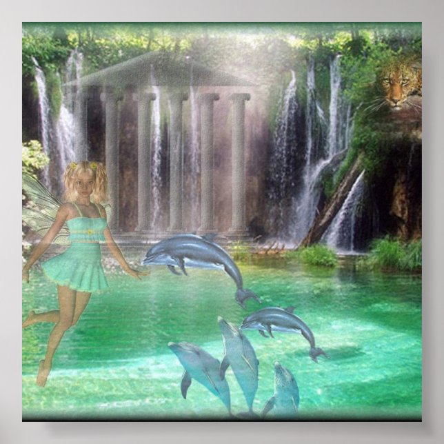 Pôster serene cove (Frente)