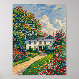 Poster Serene Park Scene em Early Primavera