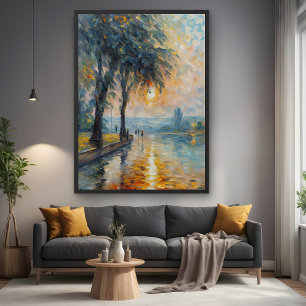 Pôster Serene Sunset por Impressionista de Água Arte Pais
