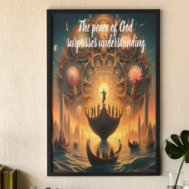 Poster Serene Voyage: Bando na Água (Criador carregado)