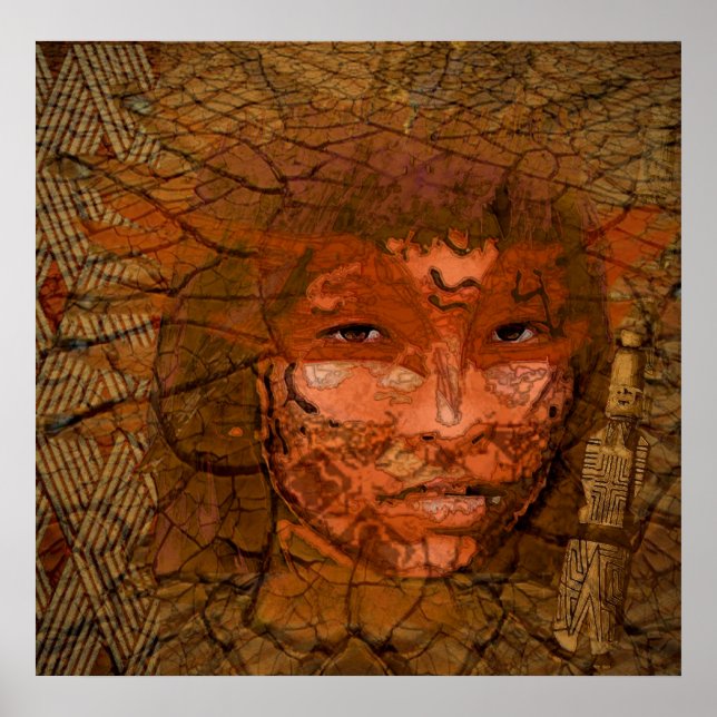 Poster Serene Warrior (Frente)