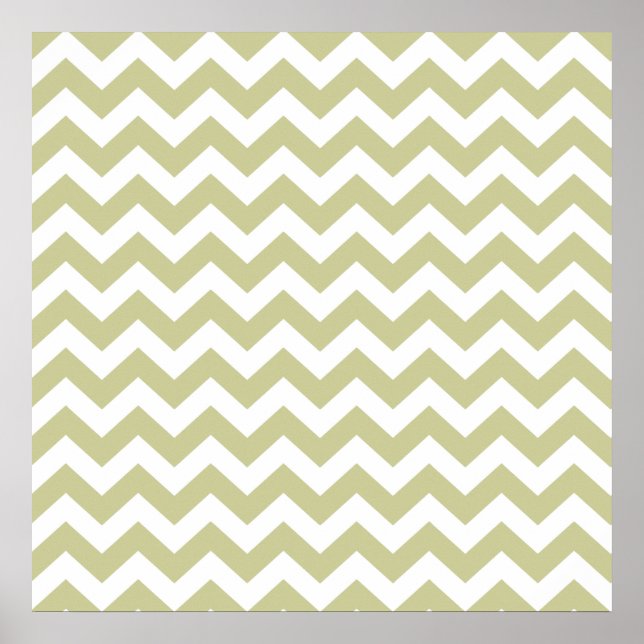 Pôster Serengeti Safari Chevron (Frente)