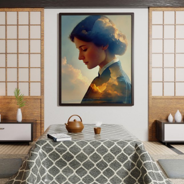 Poster Serenidade Costeira Exposição Dupla (Criador carregado)