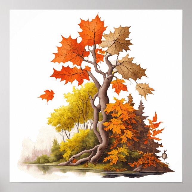 Poster Serenidade da Fall Season (Frente)