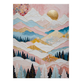 Pôster Serenidade das Montanhas