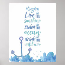 Serenidade de águas-vivas personalizável