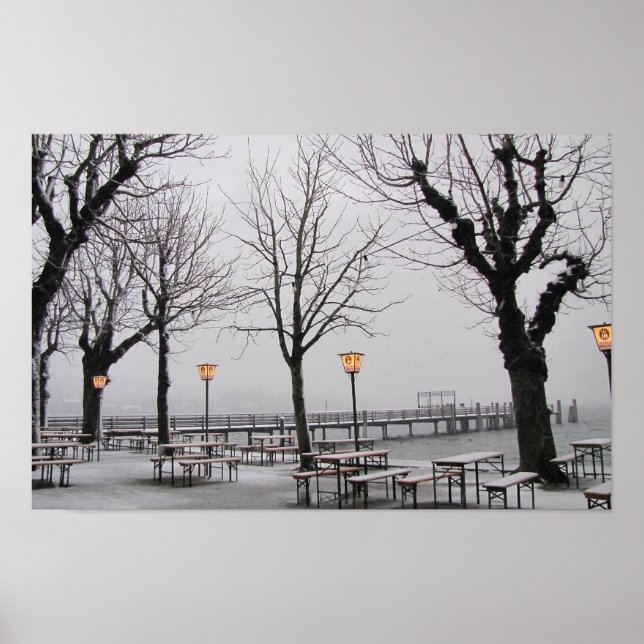 Poster Serenidade de inverno (Frente)