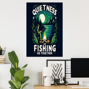 Poster Serenidade de pesca noturna