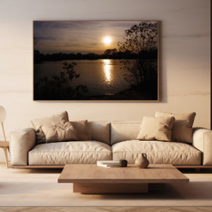 Pôster Serenidade do ouro: Um Embarque do Sol