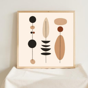 Poster Serenidade Interior – Arte Minimalista Feminina VI