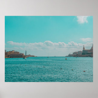 Poster Serenidade Mediterrânea